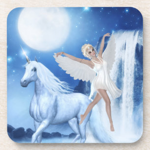 Dessous-de-verre Sky Féerie Aspar et Unicorn