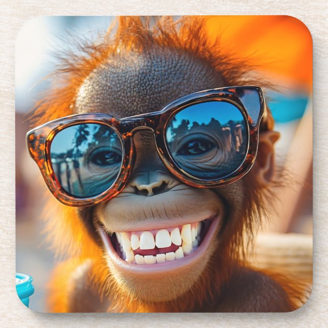 Dessous-de-verre Smiling Oranguthan (Devant)