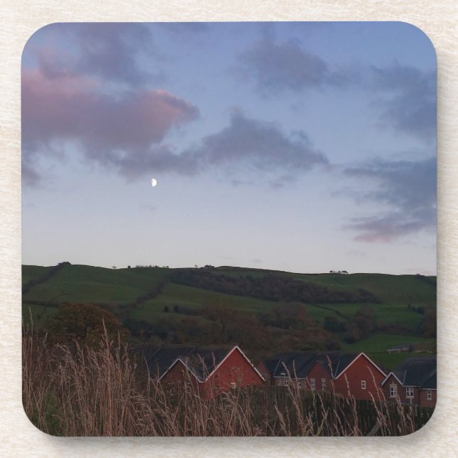 Dessous-de-verre Soirée paisible à Newtown (Devant)