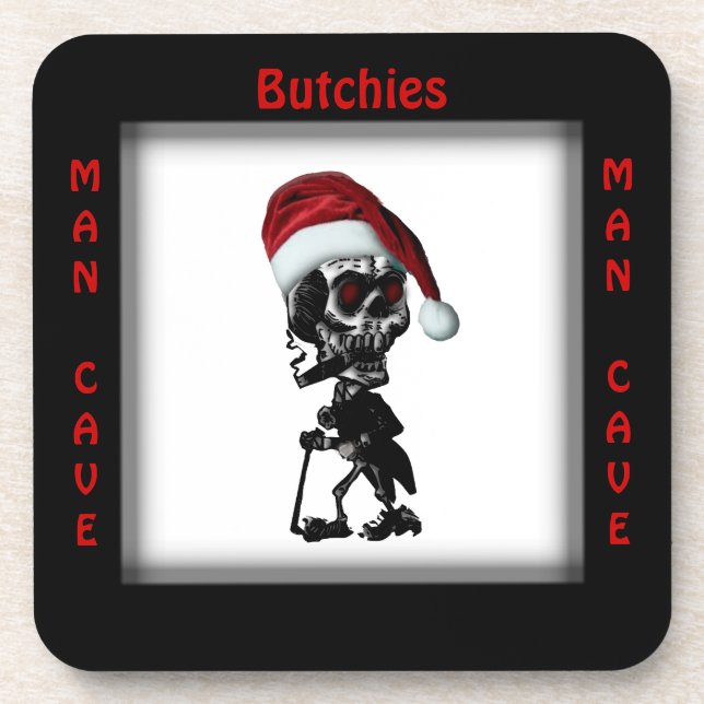 Dessous-de-verre Son Carré de la Grotte Homme Noël / Dessous de ver (Devant)