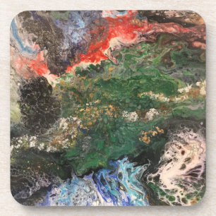 Dessous-de-verre Sous la série de contes de la mer de fée peinture 