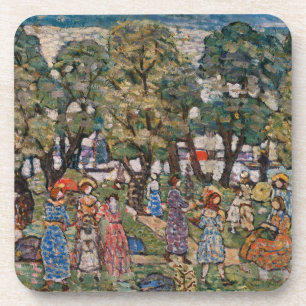 Dessous-de-verre Sous les arbres par Maurice Prendergast, Beaux-art