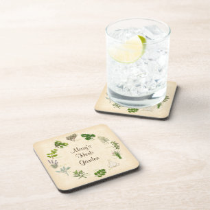 Dessous-de-verre Sous-tasses pour jardin d'herbes