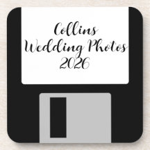 Sous-verre disque souple pour photos de mariage pe
