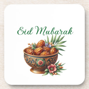 Dessous-de-verre Sous-verre en plastique dur - Eid Mubarak Vaissell