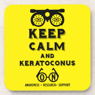 Dessous-de-verre Soutien Et Sensibilisation À Keratoconus