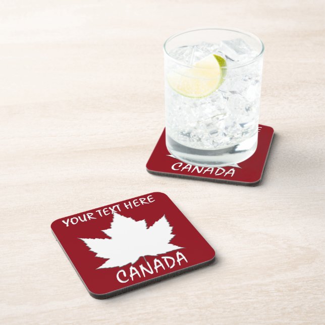 Dessous de verre souvenir Canada Dessous de verre  (Côté Droit)