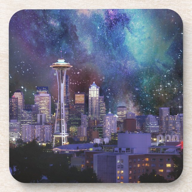 Dessous-de-verre Spacey Seattle (Devant)
