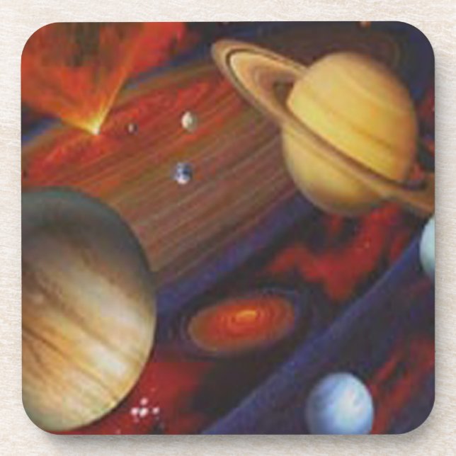 Dessous de verre spatiaux (Devant)