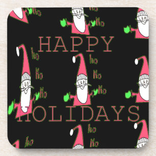 Dessous-de-verre Special Happy Holidays Ho Ho Ho Ink Sketch Père No