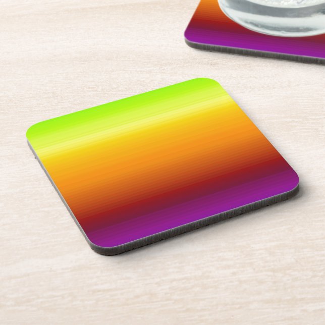 Dessous-de-verre Spectre des couleurs horizontales -3 (Côté gauche)
