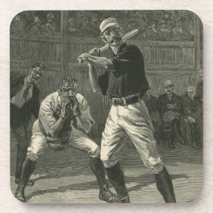 Dessous-de-verre Sports Anciens, Joueurs de Baseball par Thulstrup