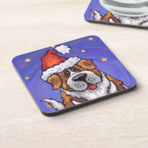Dessous-de-verre St. Bernard Christmas