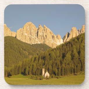 Dessous-de-verre St Giovanni, Val di Funes, Dolomites, Italie