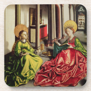 Dessous-de-verre St Mary Magdalene et St Catherine de l'Alexandrie