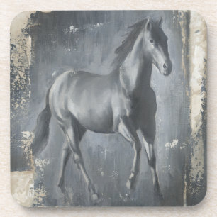 Dessous-de-verre Stallion noir