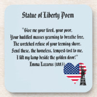 Statue de poème de liberté