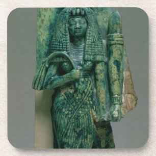 Dessous-de-verre Statuette de la Reine Tiye, épouse d'Amenophis