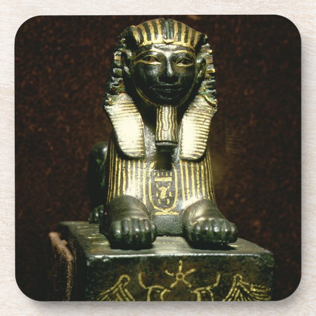 Dessous-de-verre Statuette d'un sphinx du Roi Tuthmosis III, (Devant)