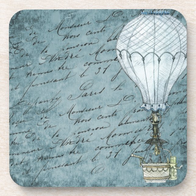 Dessous-de-verre Steampunk Handwriting (Devant)