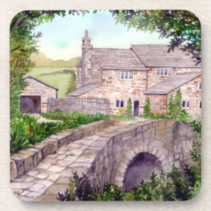 Dessous-de-verre Stone Bridge Watercolor