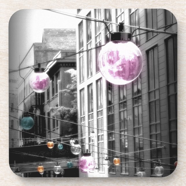 Dessous-de-verre Street Lumières Art urbain (Devant)