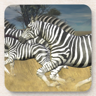 Dessous-de-verre Stripes de course - Zebra