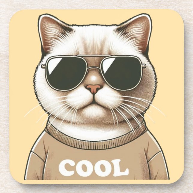 Dessous-de-verre Style chat (Devant)