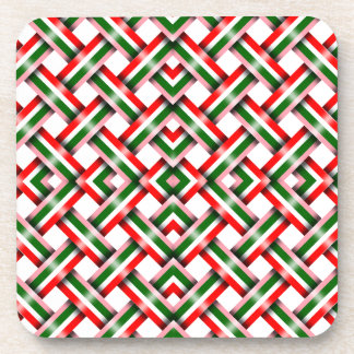 Dessous-de-verre Sucre de canne Noël sans couture Appartement