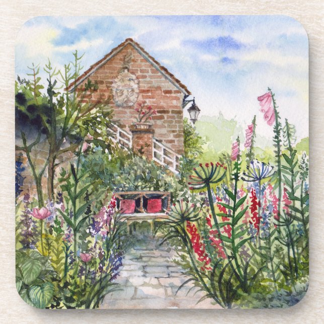 Dessous-de-verre Summer Wildflower English Garden in York (Devant)