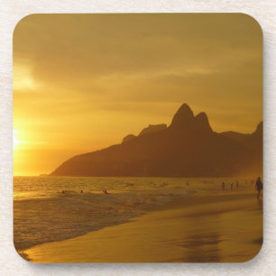 Dessous-de-verre Sun Set à Ipanema Beach Brésil