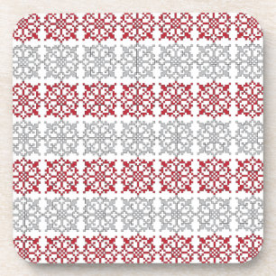 Dessous-de-verre SUN traditionnel letton motif géométrique I