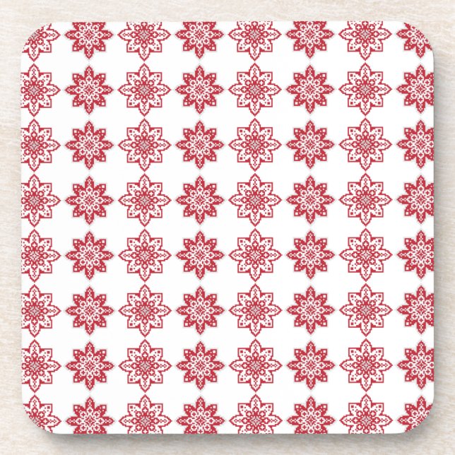 Dessous-de-verre SUN traditionnel letton motif géométrique IV (Devant)