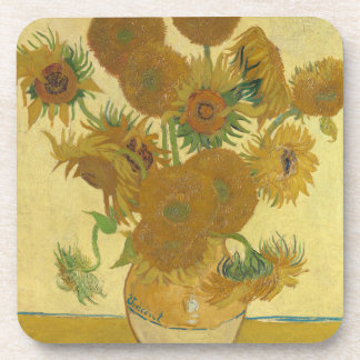 Dessous-de-verre Sunflowers, Still Life Oil Painting, Van Gogh