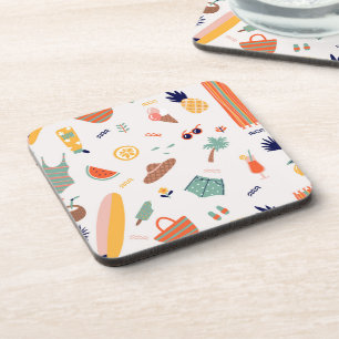 Dessous-de-verre Sunny Beach Fun Motif