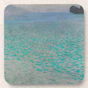 Dessous-de-verre Sur le lac Attersee par Gustav Klimt, Art Vintage