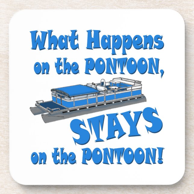 Dessous-de-verre Sur le ponton (Devant)