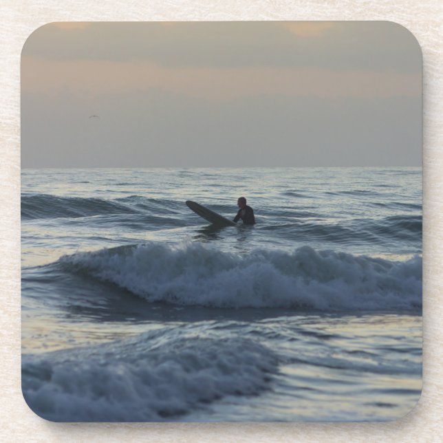 Dessous-de-verre Surfer attend (Devant)