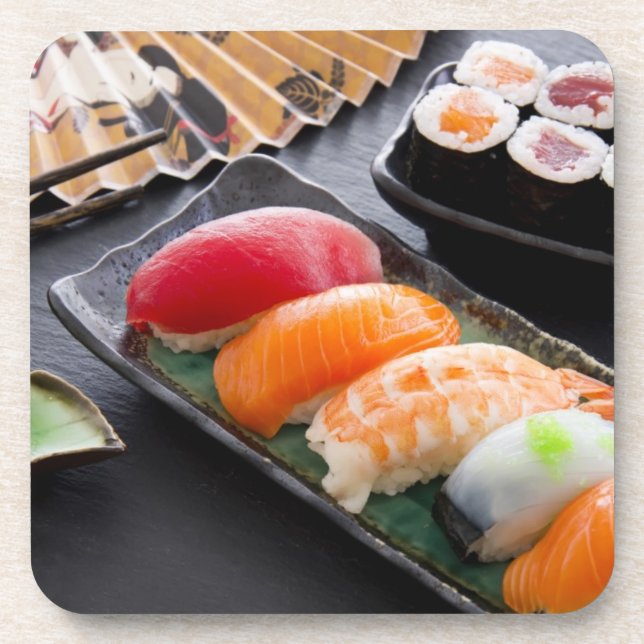 Dessous-de-verre Sushi et petits pains (Devant)