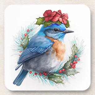 Dessous-de-verre Sweet Bluebird Vacances d'hiver/Dessous de verre d