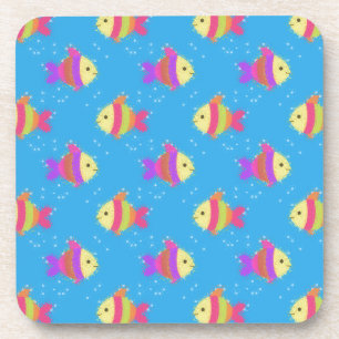 Dessous-de-verre Swimming Fish Pattern