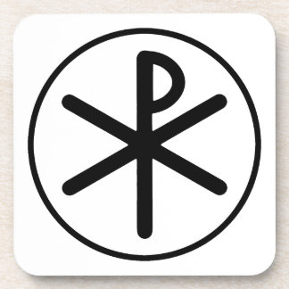 Dessous-de-verre symbole chi-rho