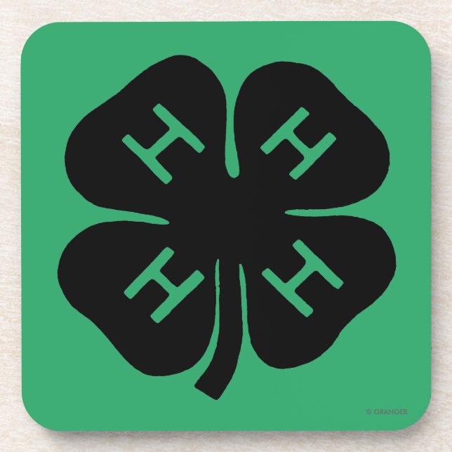 Dessous-de-verre Symbole : club 4-H (Devant)