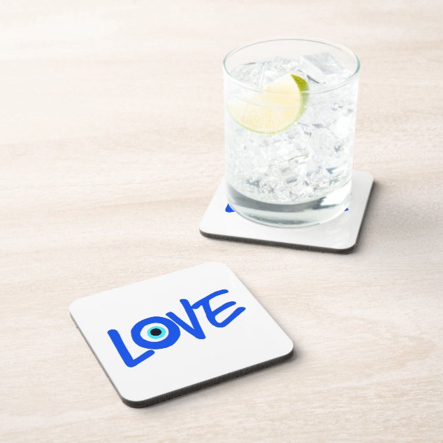 Dessous-de-verre Symbole oeil malin Love Design (Côté Droit)