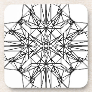 Dessous-de-verre symétrie géométrique