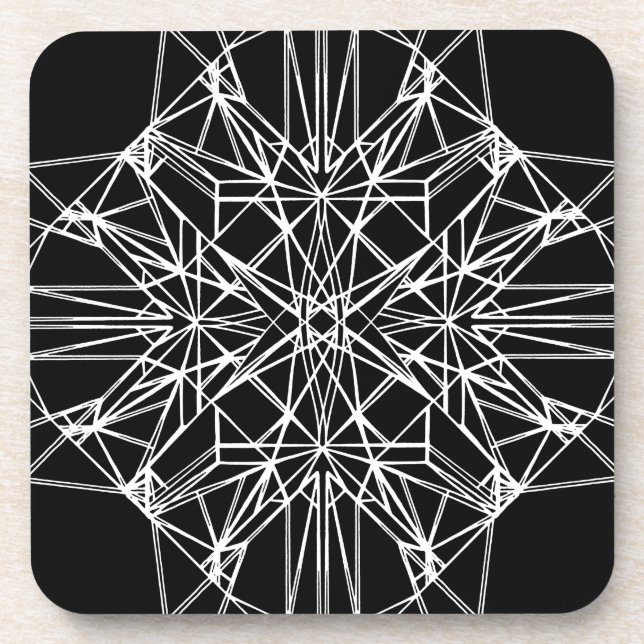 Dessous-de-verre Symétrie géométrique (Devant)