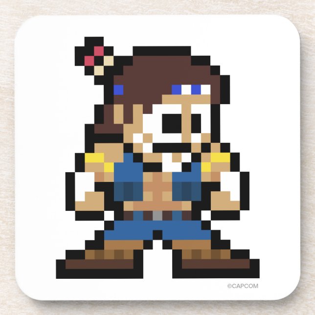 Dessous-de-verre t. Hawk à 8 bits (Devant)