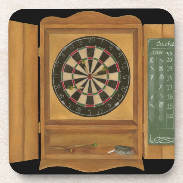 Dessous-de-verre Tableau de bord avec cote de cricket (Devant)