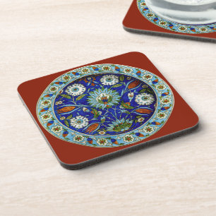 Dessous-de-verre Tablette Iznik Floral Modèle Turc Tablette Bartop