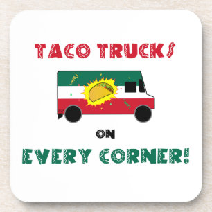 Dessous-de-verre Taco Trucks On Every Corner
